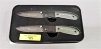 BROWNING "OUR FAMILY EGACY" DOUBLE KNIFE SET, NEW