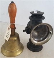 HAND BELL & CARRIAGE LAMP