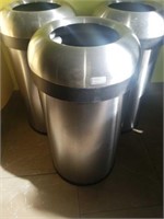 Stainless steel garbage can