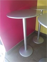 Metal stand up bar table