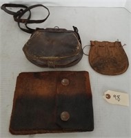 EARLY LEATHER PIECES