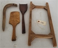 EARLY WOODEN TOOLS
