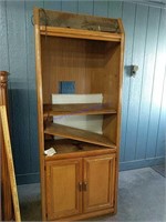 Cabinet With Shelves And Light
