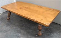 Solid Wood Maple Finish Coffee Table