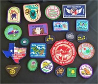 (22) Girl Scout Patches & Badges