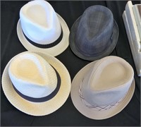 (4) Snap Briim Hats