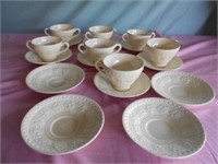 White Wedgewood Tea Cups and White Wellesley