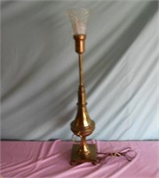 Tall Brass Lamp 32"Tall