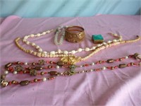 Mixed Jewelry and Pill Box