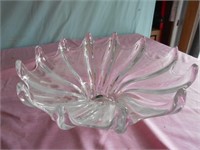 Large Clear Glass Dish