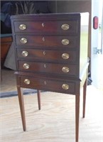 Silverware Server with 5 Drawers Wood