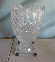 Large Waterford Crystal Vase 10 1/2"tall