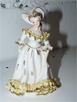 Porcelain Lady in White Dress