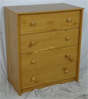 Small 4 Drawer Particle Board Dresser