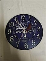 Brooks & Co decorative 12 inch round wall clock