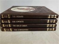 Set of 4 vintage old west Time Life books