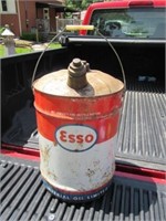 Esso 5 Imperial Gallons Can