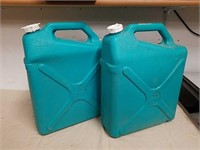 Two 6 gallon Reliance water jugs