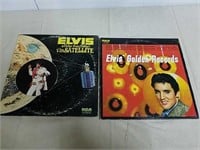 Elvis golden records and Aloha from Hawaii 33 RPM