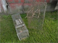 Live trap, Wire Cage, Muskrat Traps