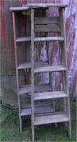 Two (2) 5ft Wooden Step Ladders