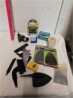 New sanding sheets, various tools and Hardware