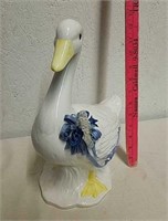 Ceramic duck statue