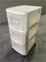3 drawer plastic storage