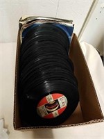 group of 45 RPM albums
