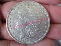 1881-O morgan silver dollar