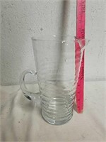 Glass drink pitcher