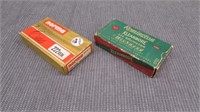 x2 vintage boxes of 222 rem brass 40pc total.