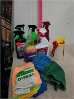 Car cleaning supplies and more