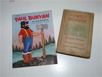 Paul Bunyan Woodblock / cut & Coloring Book X2