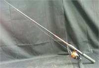 Spincast rod with reel