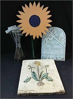 Garden plaques and signs
