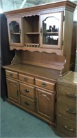 Maple china cabinet 49X 18 X 72H