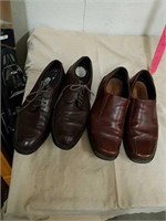 Two pairs of men's dress shoes Rockport size 7.5
