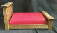 Hand Crafted Small pet bed 15" x 21" x 12"