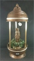31" Unique German bronzed oil fountain lamp NOTE