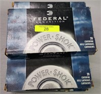 100-ROUNDS FEDERAL POWER-SHOK 30-06 AMMO