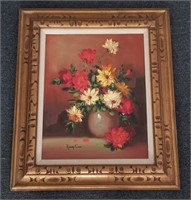 Original Painting By Robert Cox Flowers In Vase