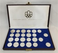 Silver Canadian Coins 1976 Olympic Games W/ Case