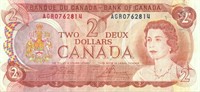 CANADIAN 1974 $2