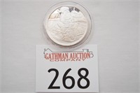 1 oz .999 Fine Silver Coin- Santa Claus '93