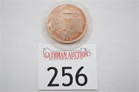 1 oz .999 Fine Silver Coin- Graduate 1992