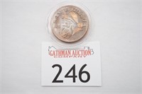 1 oz .999 Fine Silver Coin- Santa Claus 1992