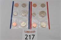 (2) 1987 Mint Sets