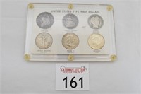 US Half Dollar Collection w/ 1817 Coin
