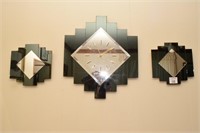 Wall Clock w/ Mirrors